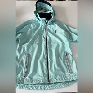 Zero Restriction Tour Series 1892 Mint Green Raincoat with Hood